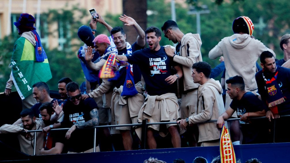 Las celebraciones del título en la Ciudad Condal