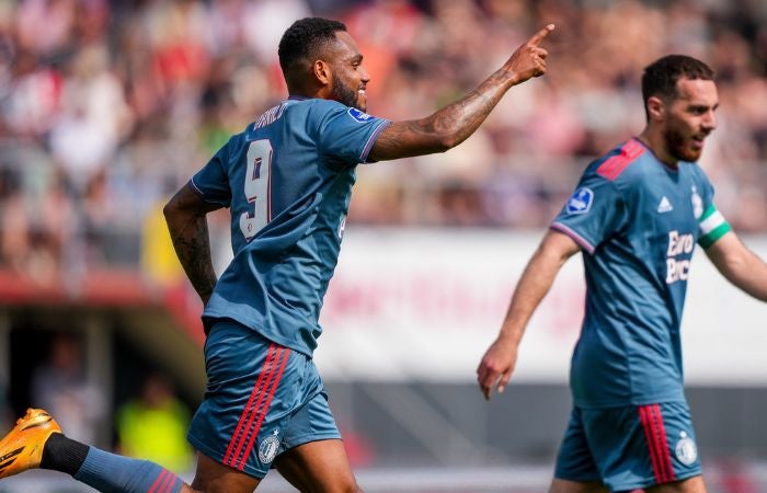 Danilo festejando uno de sus goles ante el Emmen