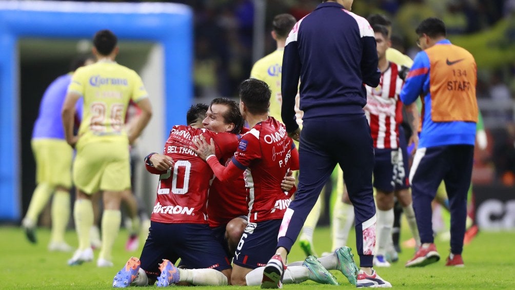 El momento del silbatazo final en la Vuelta de las Semifinales