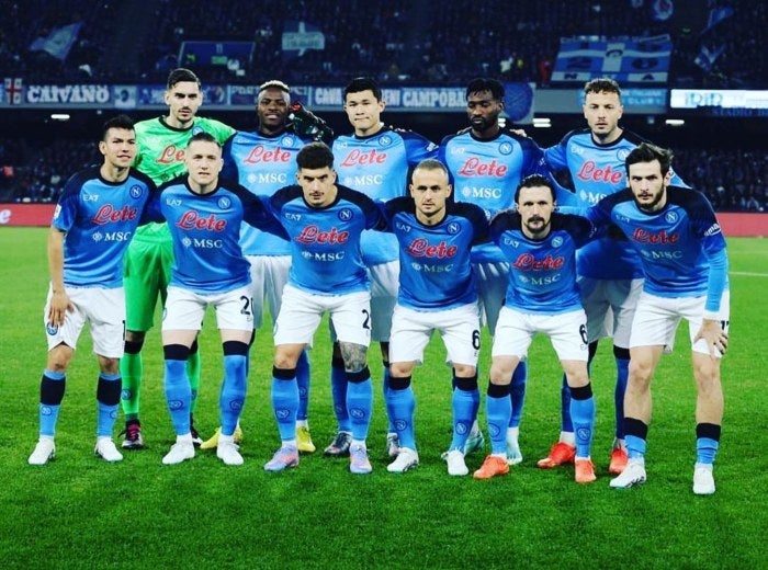 Foto del equipo previo a iniciar un partido