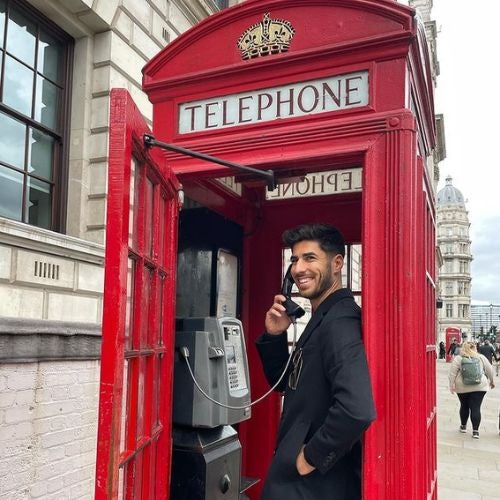 Marco Asensio en Londres