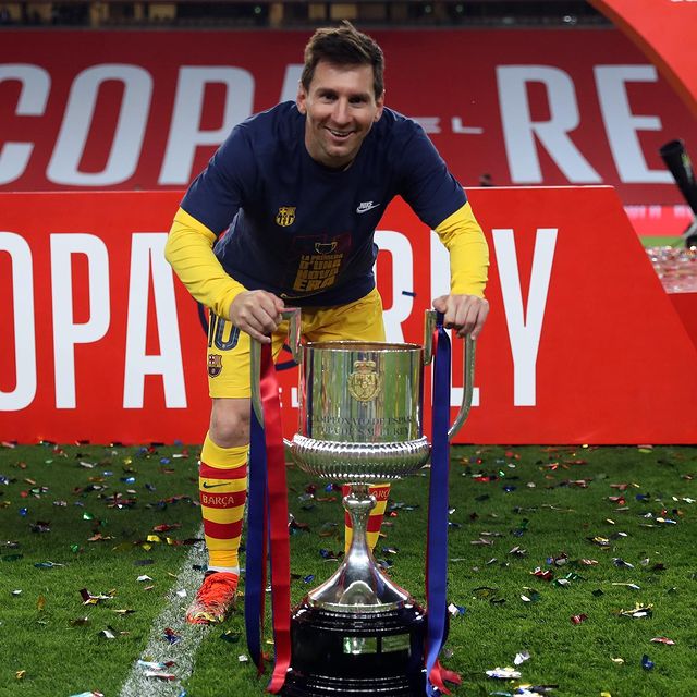 Leo Messi y el último título que ganó con el Barcelona