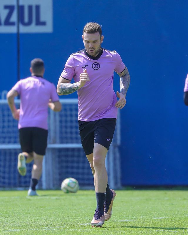 Carlos Rotondi en la pretemporada de Cruz Azul