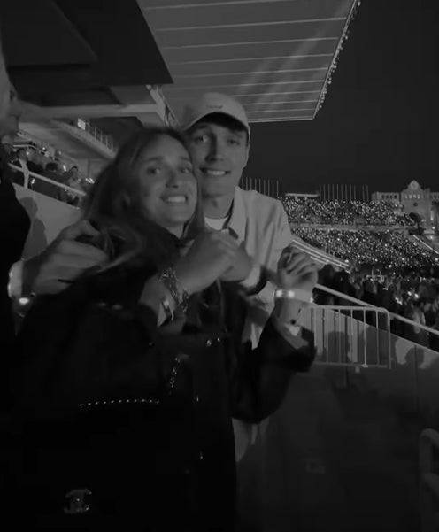 Andreas Christensen y su pareja, Katrine Friis