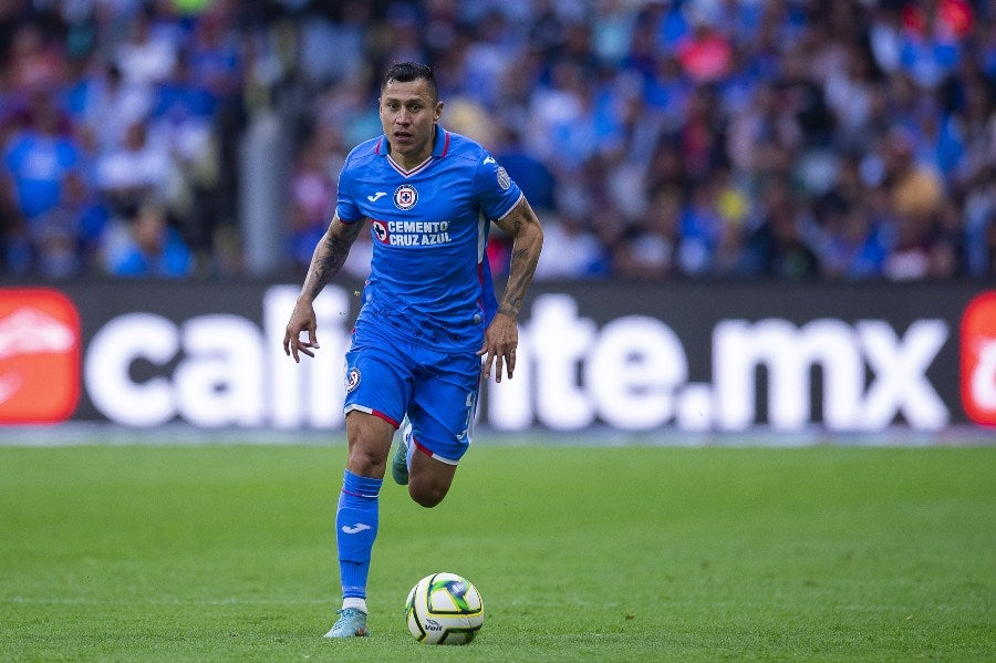 Cata Domínguez durante un partido con Cruz Azul