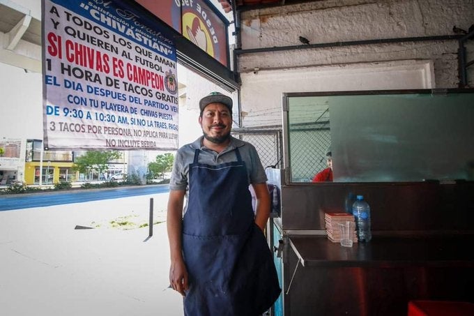 Una hora de tacos gratis si Chivas es campeón