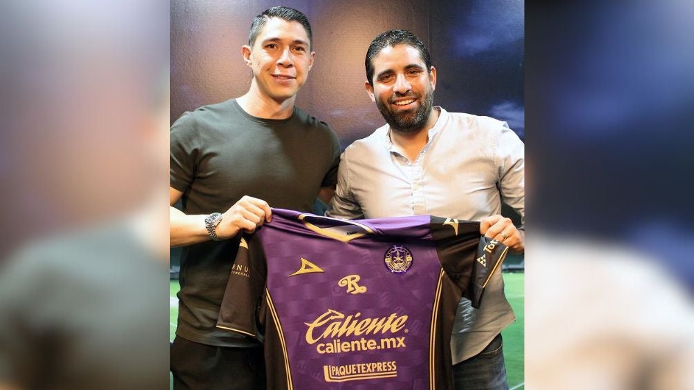 Hugo González en su presentación con Mazatlán FC