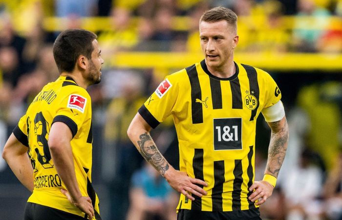 Marco Reus con el Borussia Dortmund