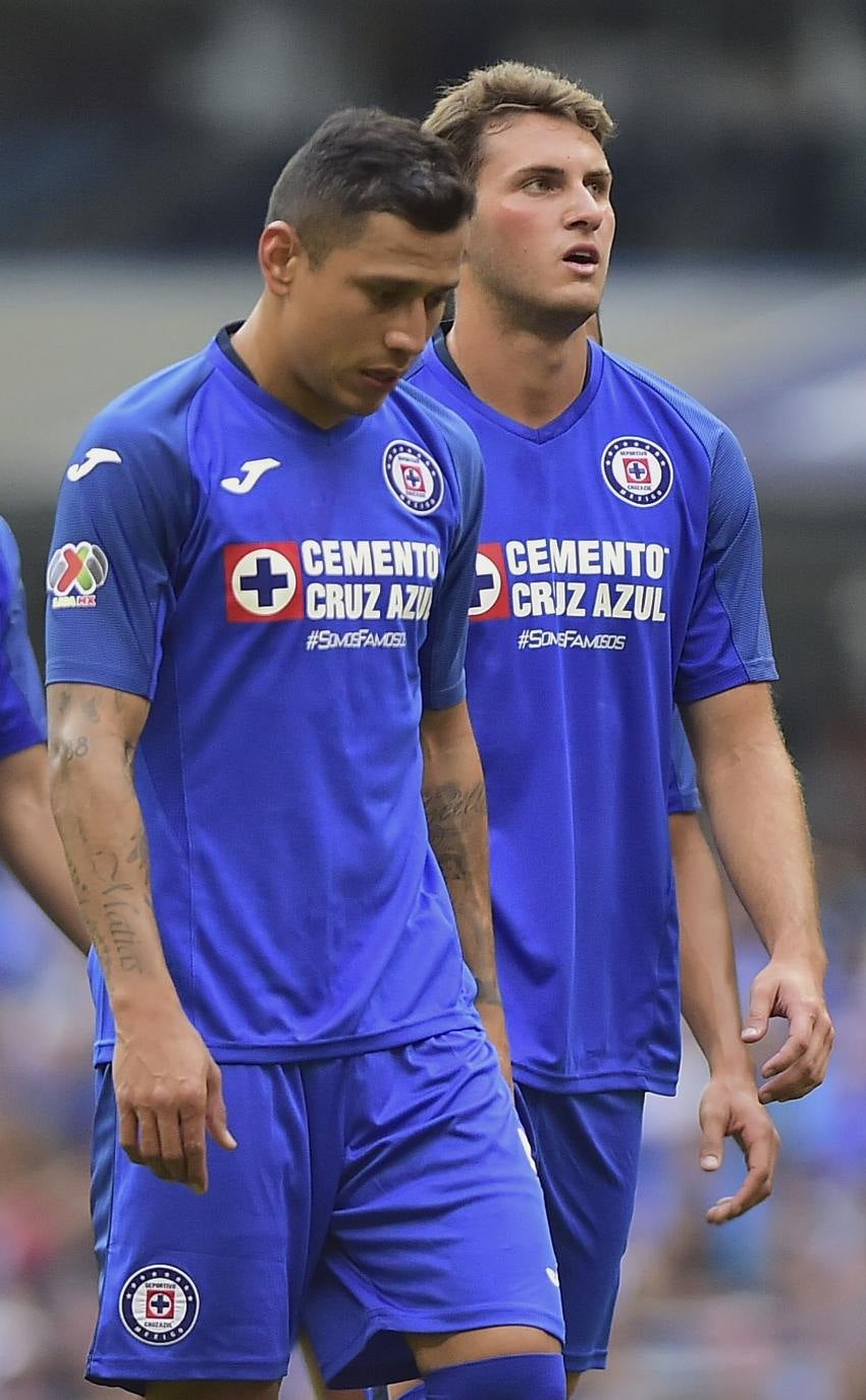 Giménez y Domínguez cuando jugaban para Cruz Azul