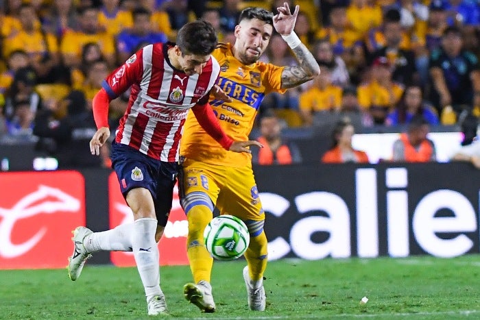 Isaac Brizuela en el partido de Ida