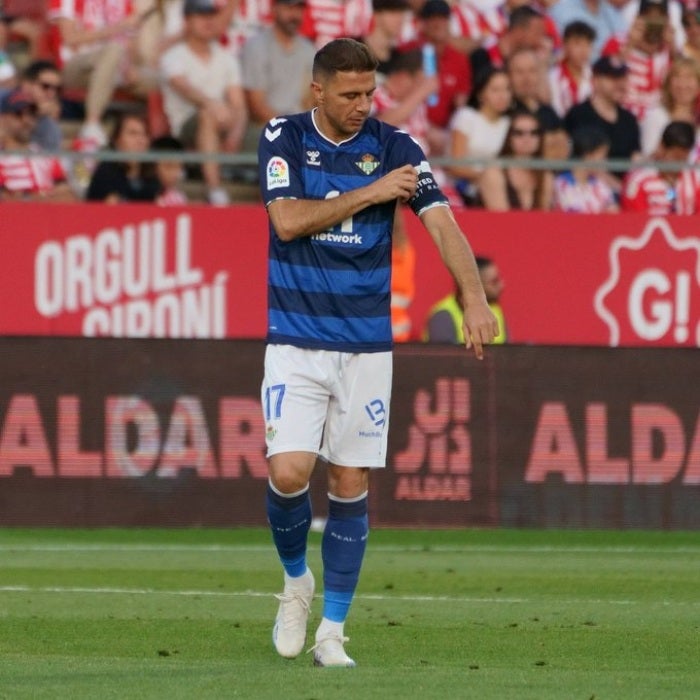 Joaquin en su penúltimo partido como profesional