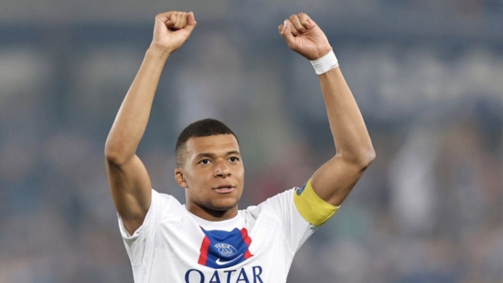 Mbappé celebra el campeonato del PSG