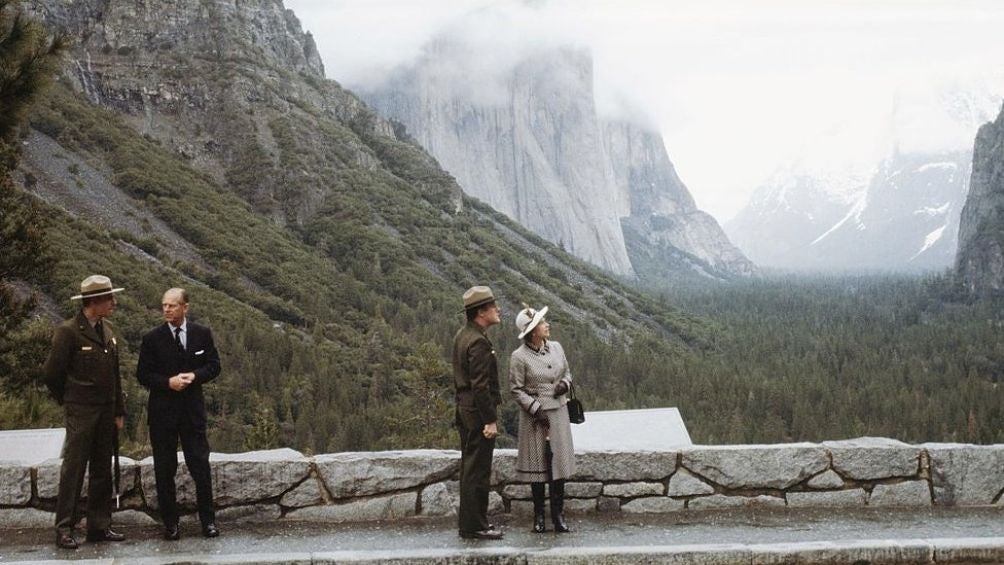 La visita de Isabel II a Yosemite