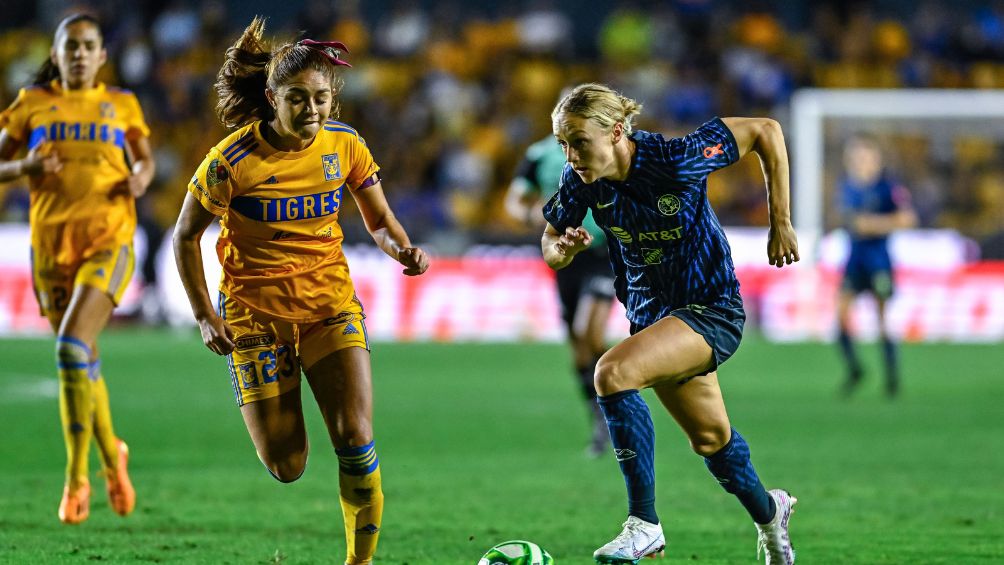 Sarah Luebbert en el partido ante las Amazonas