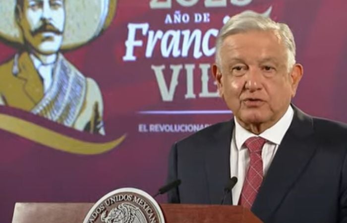 Andrés Manuel López Obrador en la Mañanera