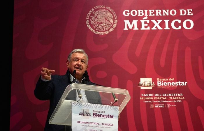 Andrés Manuel López Obrador en la Mañanera