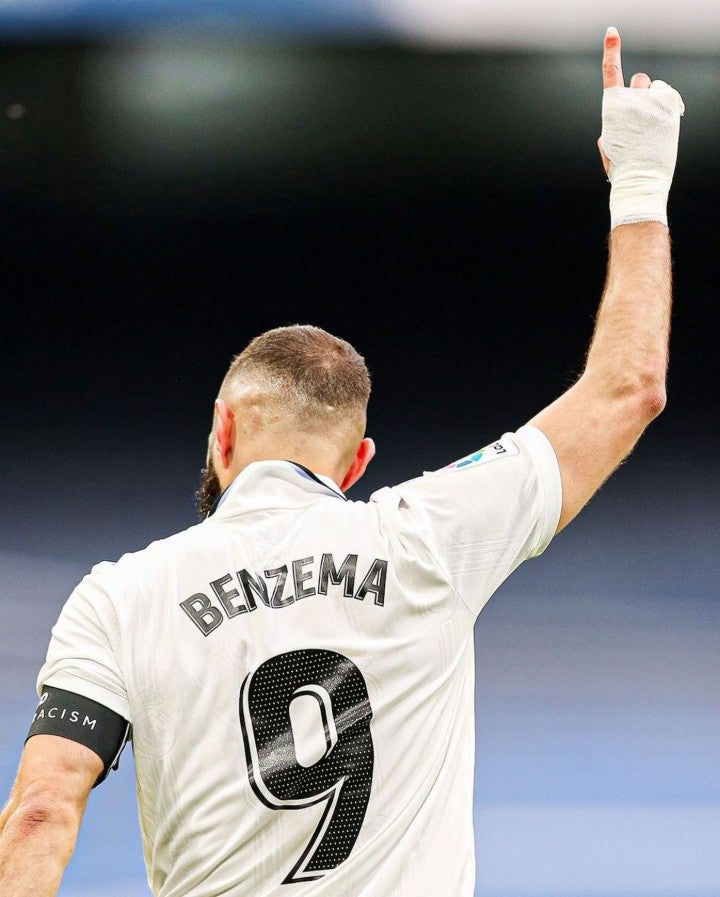 Karim Benzema como capitán del Real Madrid