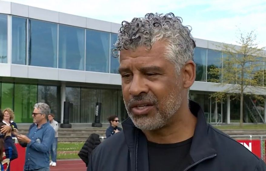 Frank Rijkaard en las instalaciones del Barcelona