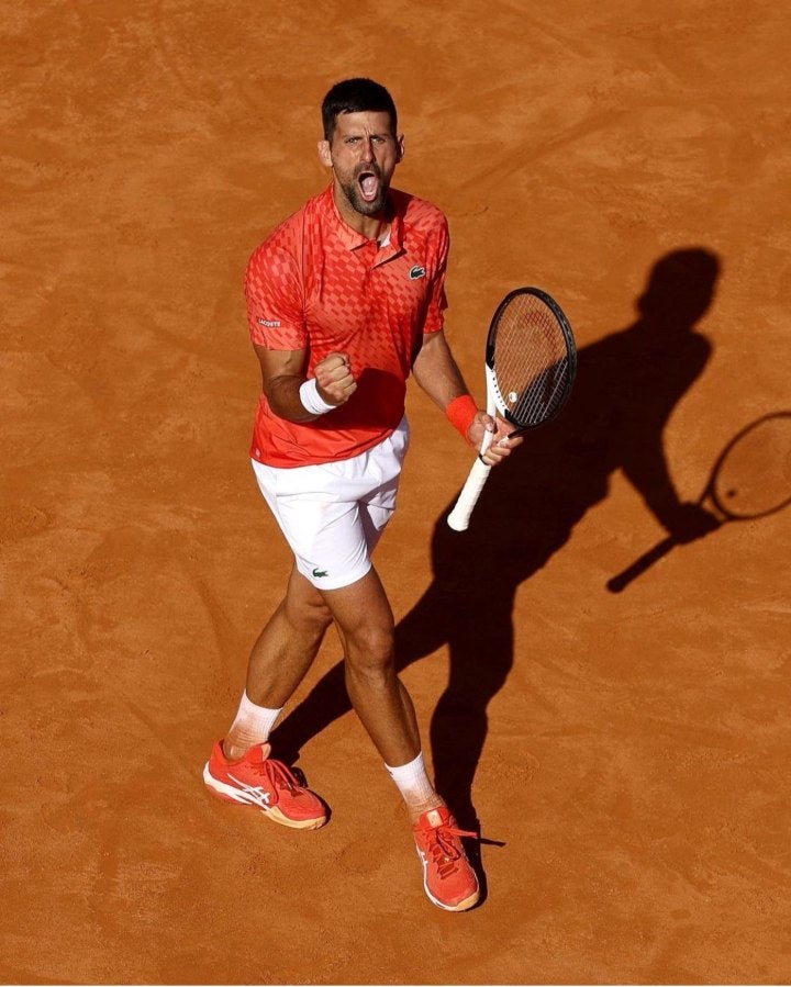 Novak Djokovic en Roland Garros