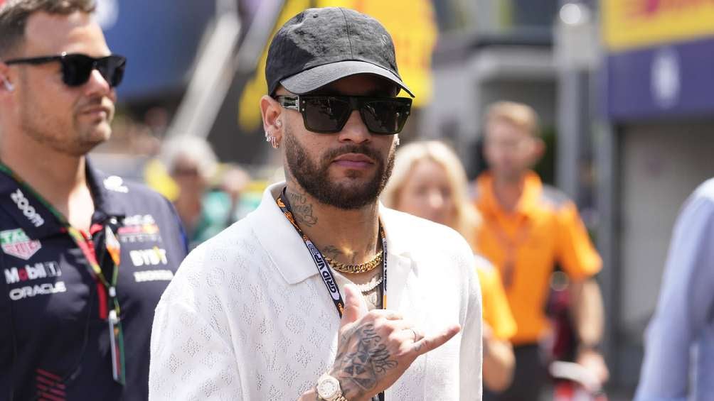 Neymar volvió a estar presente en un GP