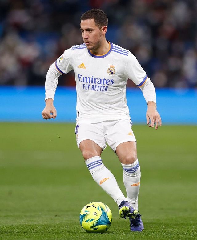 Eden Hazard con el Real Madrid