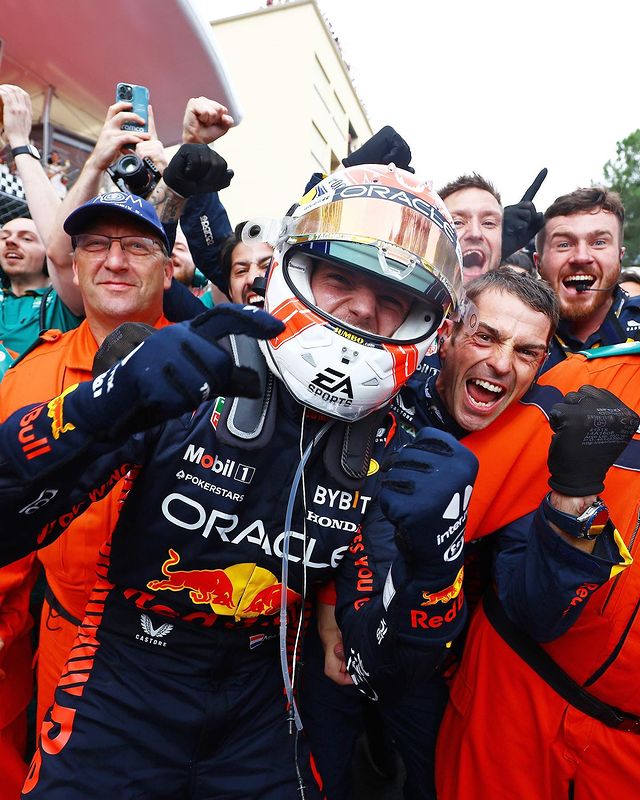 Max Verstappen luego de ganar el GP de Mónaco