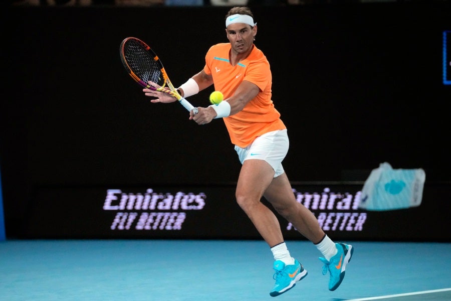 Rafael Nadal en juego