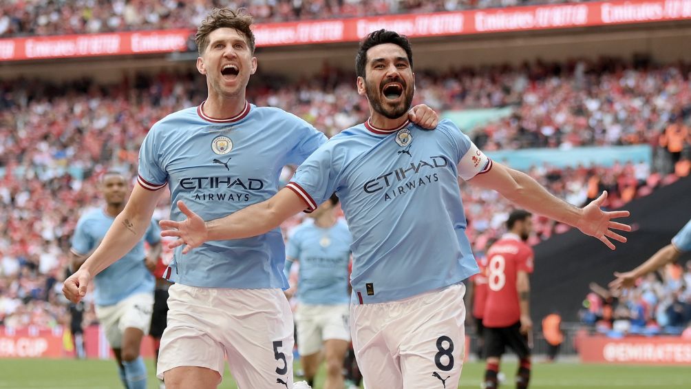 Gündogan celebra el segundo gol del partido