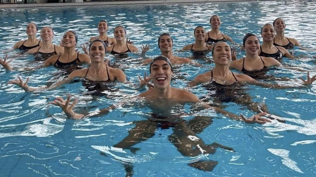 El equipo de natación, quienes han sido el foco de la ira de Ana Guevara