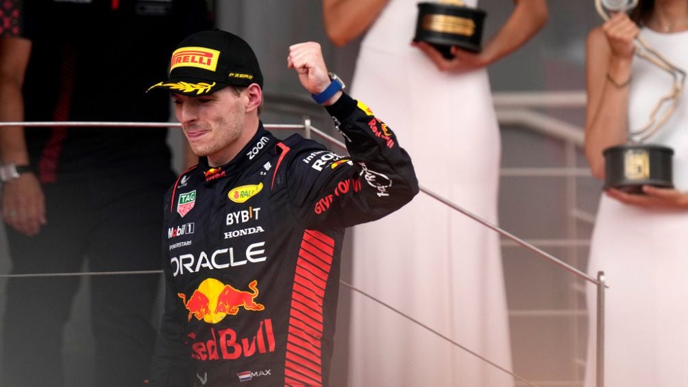 Max Verstappen luego de ganar el GP de Mónaco