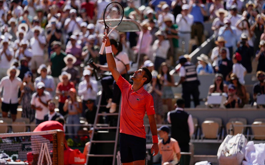 Djokovic celebra triunfo