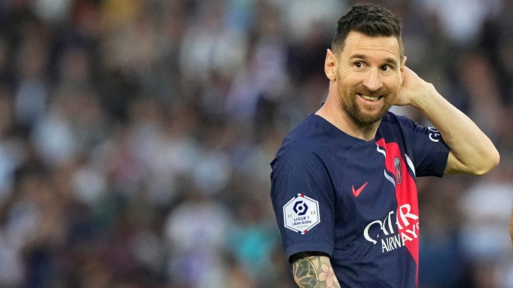 Messi en su último juego con el PSG