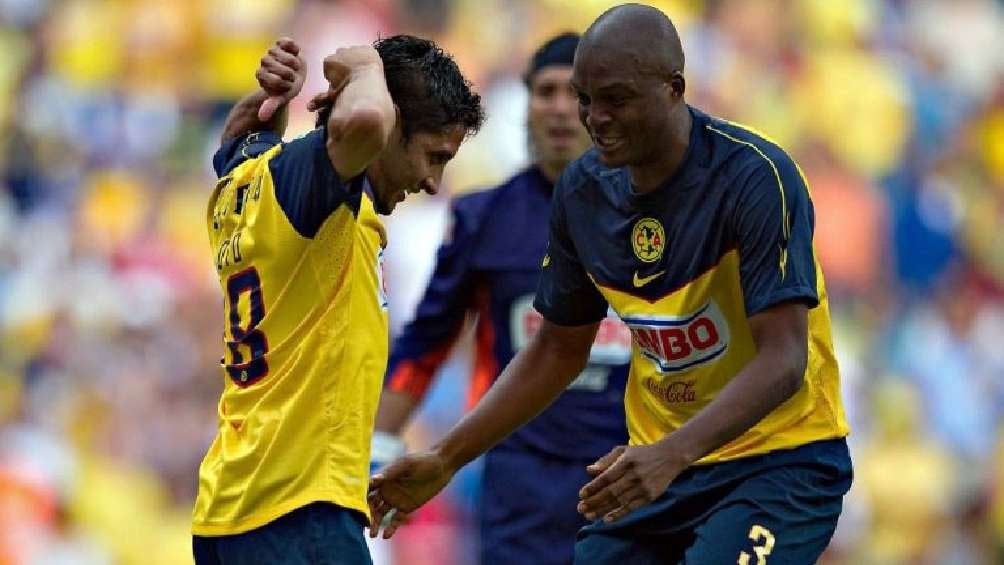 Los futbolistas compartieron vestidor en América