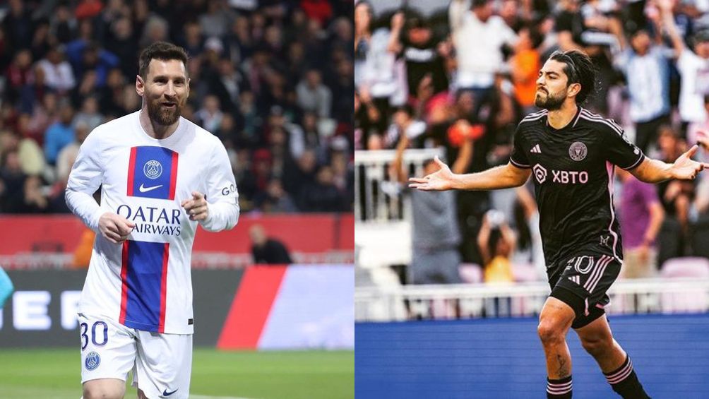 Leo Messi con el PSG y Rodolfo Pizarro con Inter Miami