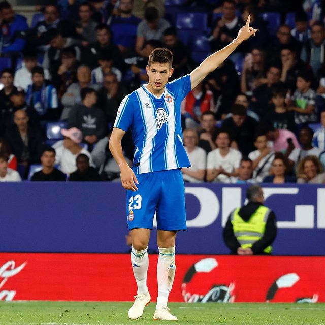 César Montes con el Espanyol