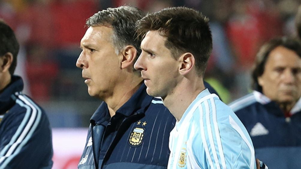 "Tata" y Lionel en la selección argentina