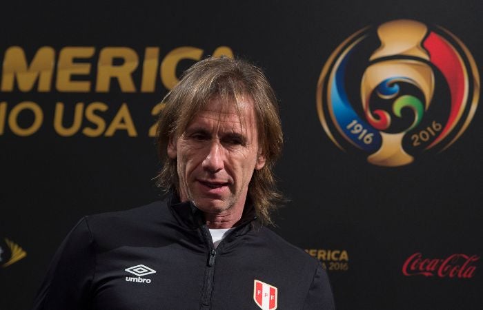 Ricardo Gareca en la Copa América con Perú