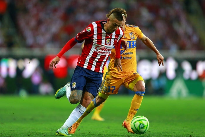 Alvarado durante la Final ante Tigres