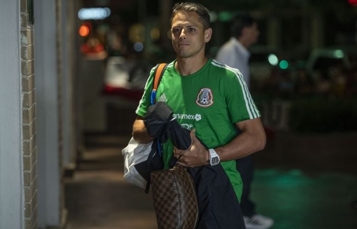 Javier Hernández con la Selección de México