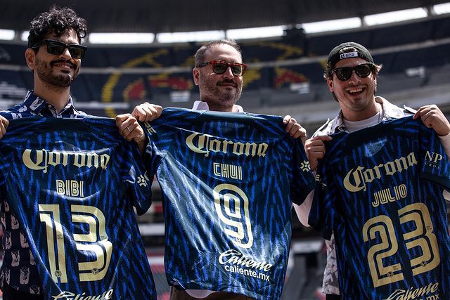 Integrantes de Reik en el Estadio Azteca