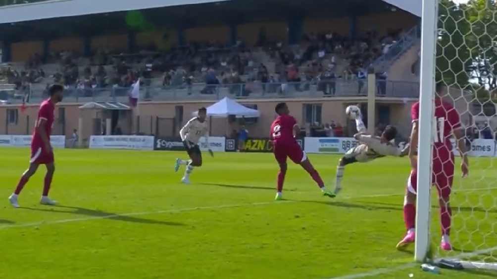 Selección Sub 23: Santiago Trigos marcó un golazo para abrir el marcador vs Qatar