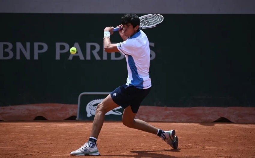 Rodrigo Pacheco llegó a la Final de Rolans Garros juvenil