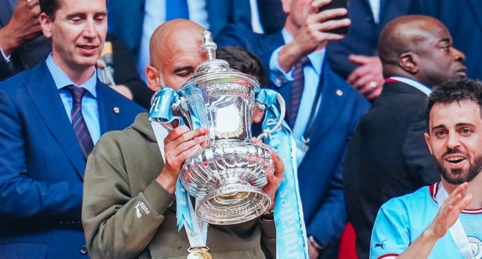 Pep Guardiola tras salir campeón de la Premier League