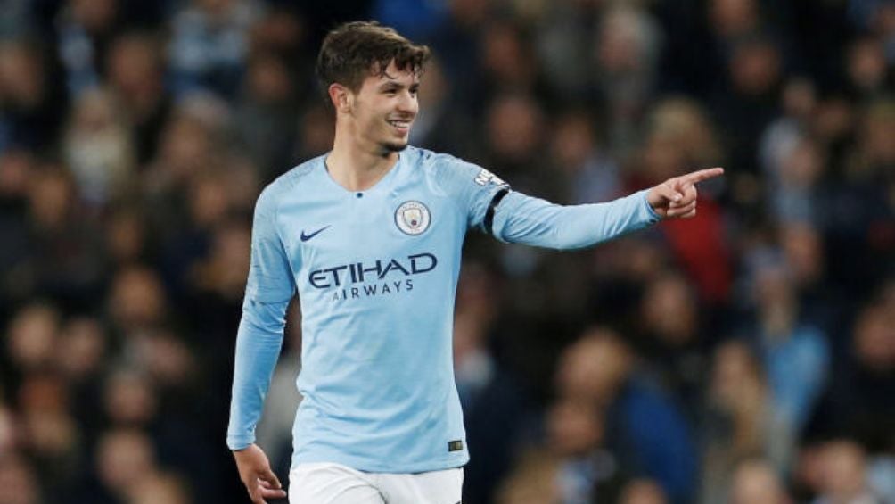 Brahim durante su paso por el Manchester City