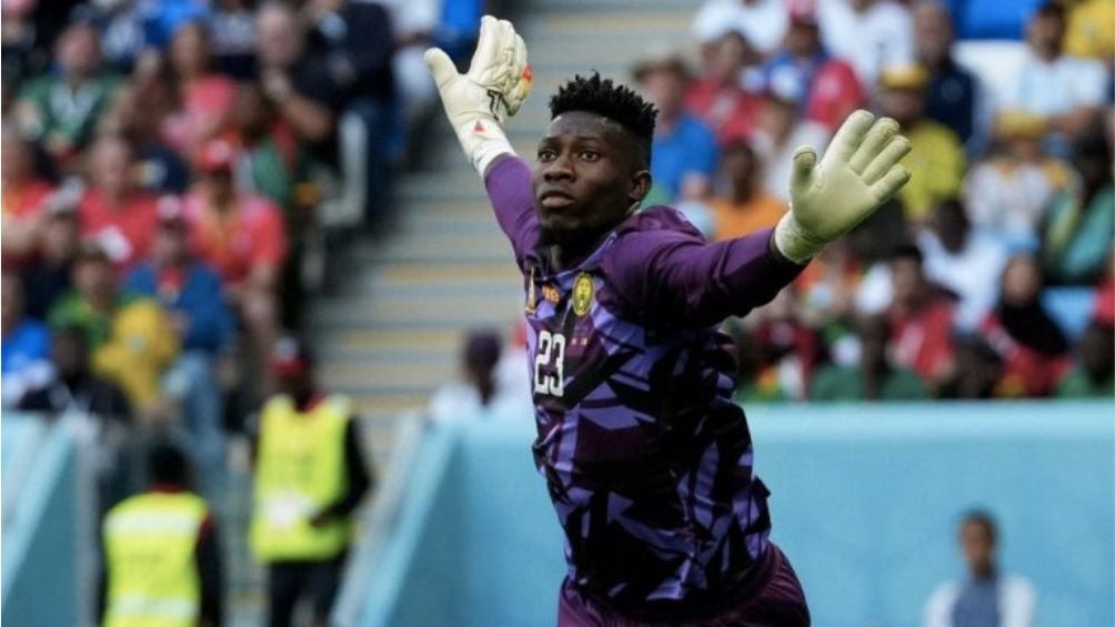 El arquero camerunés durante el Mundial de Qatar