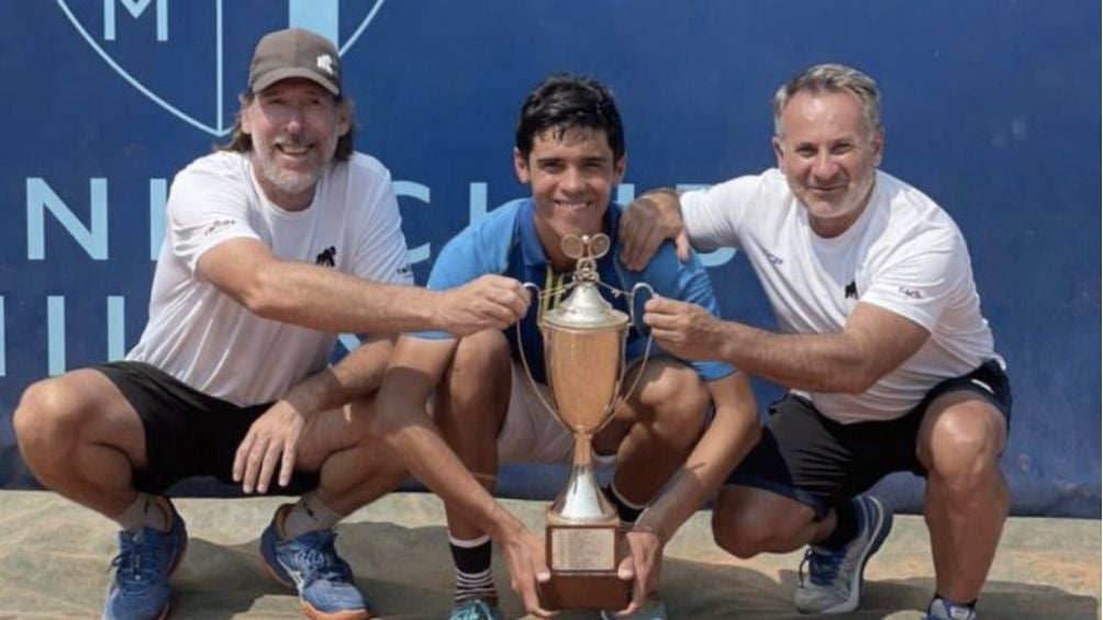 Rodrigo celebrando el Torneo Bonfiglio