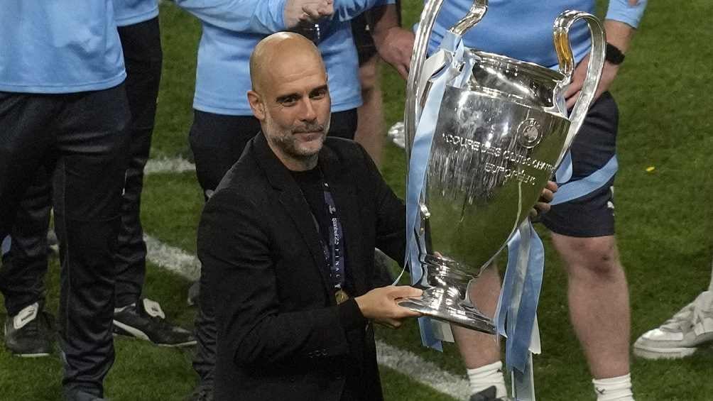 Guardiola ganó su segundo Triplete