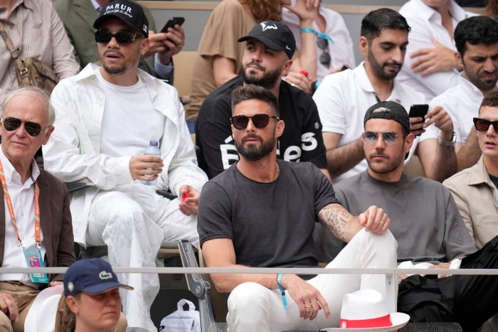 Olivier Giroud en Roland Garros