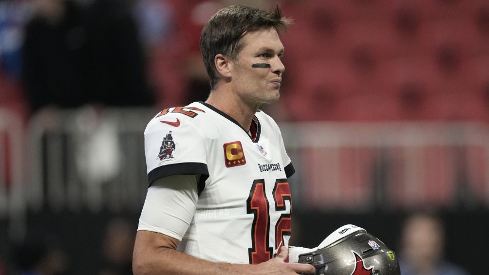 Brady en un partido con los Bucs