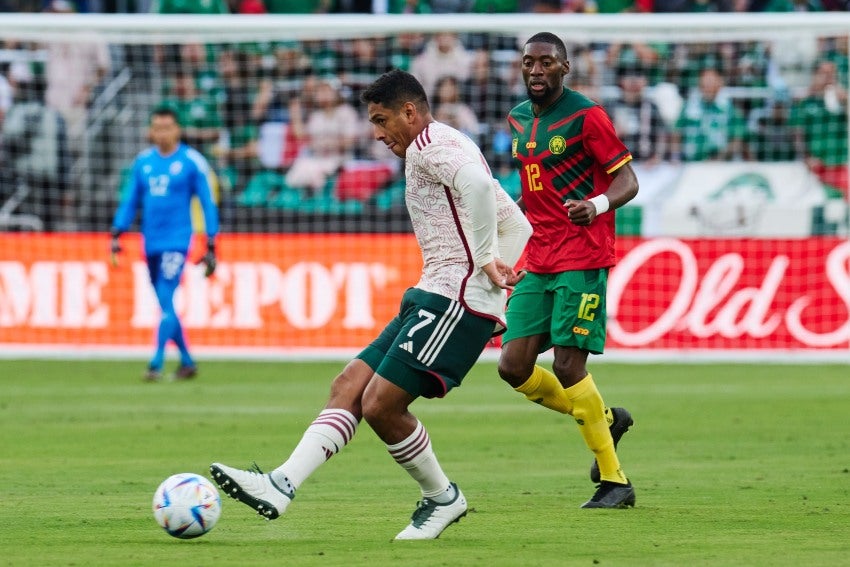 Romo en el juego ante Camerún